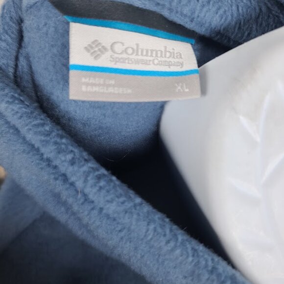 Columbia Men's Blue Steens Mountain 2.0 Outdoor Fleece Jacket Size XL - Picture 7 of 8